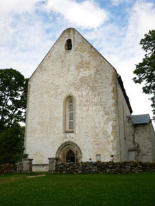 L'église Sainte Catherine à Karja